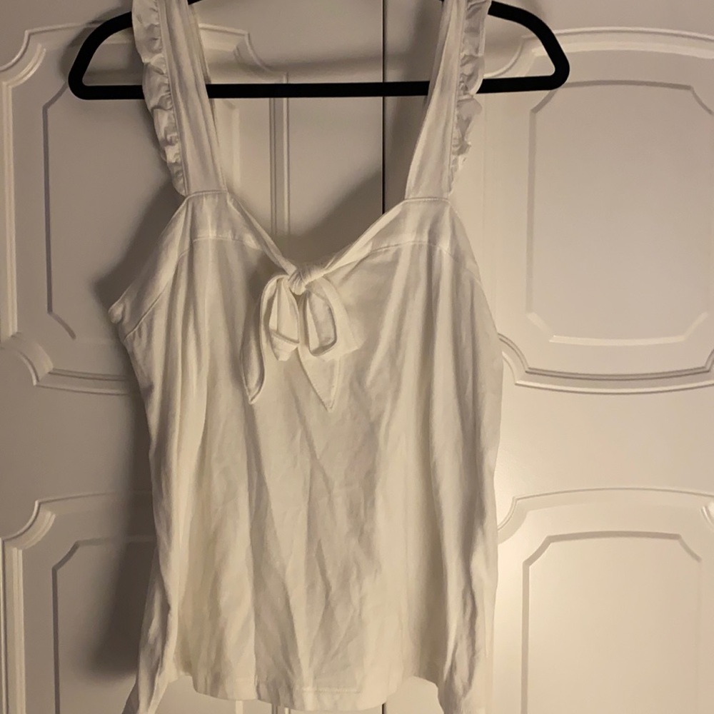 J crew white top